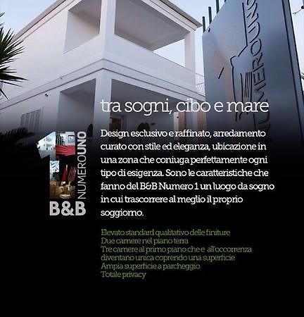 B&B Numero Uno Bisceglie Exterior photo